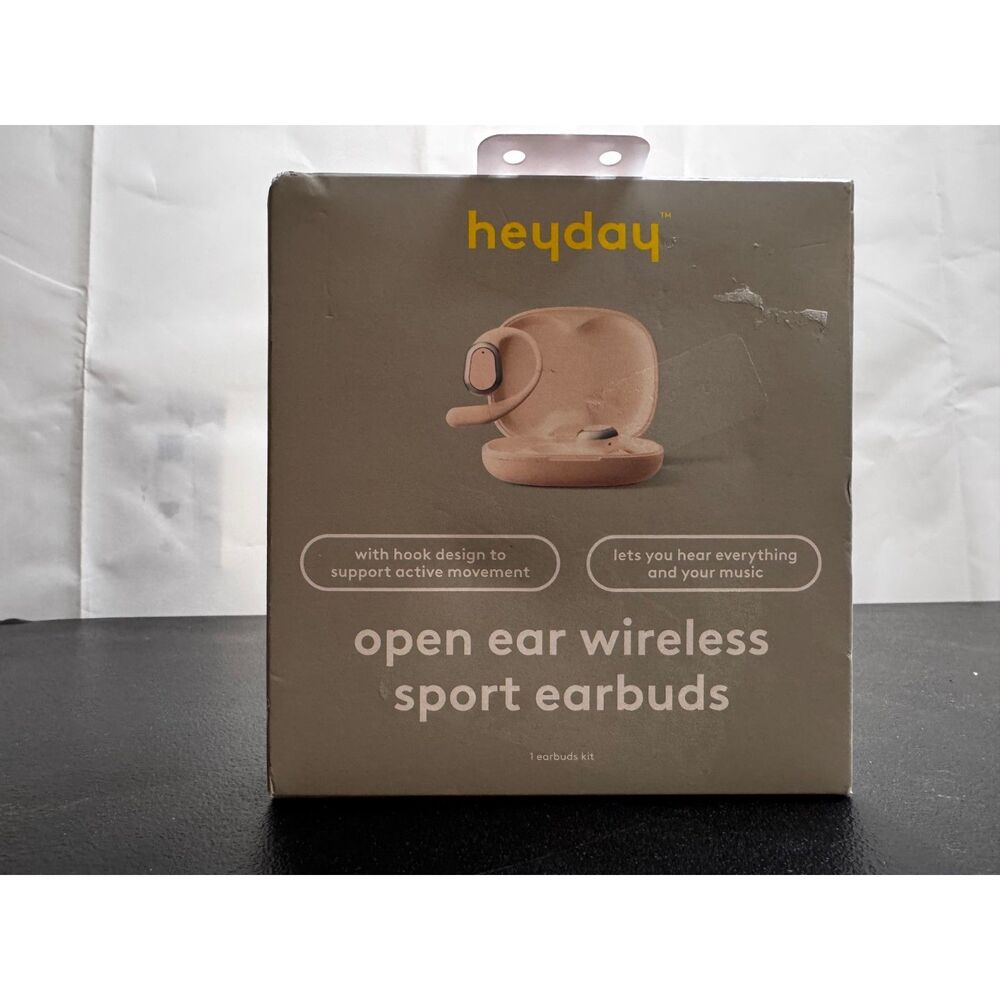 Open Ear Sport True Wireless Headphones -heyday Stone White